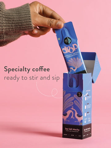 Sea Salt Mocha Drop | Specialty Coffee Concentrate, Box of 5